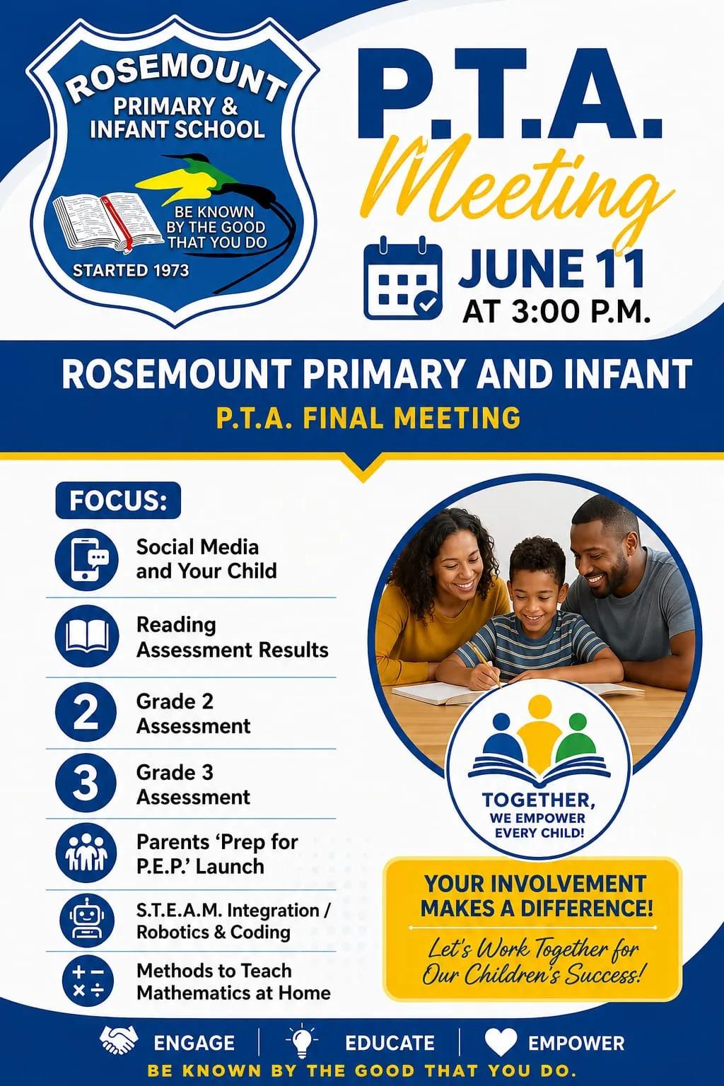 Final PTA for the 2025 - 2026 School Year